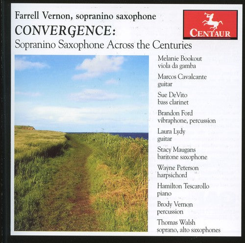 the album cover for Farrell Vernon - Sopranino Saxophone Across the Centuries