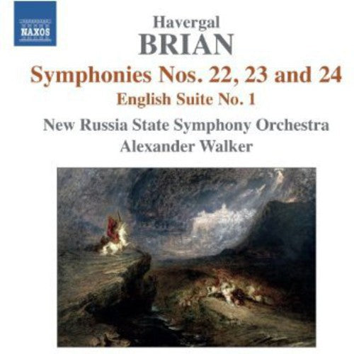 the album cover for Alexander Walker - Symphonies Nos. 22-24 / English Suite No. 1