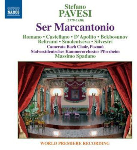 the album cover for Massimo Spadano - Ser Marcantonio