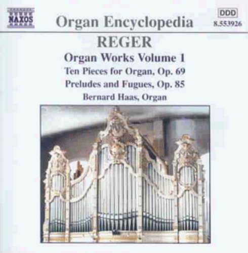 the album cover for Bernard Haas - Organ Works 1