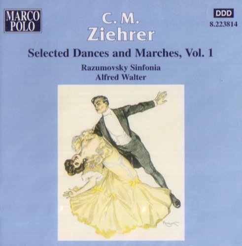 the album cover for C.M. ZIEHRER - Selected Dances & Marches 1