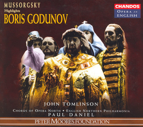 the album cover for John Tomlinson - Boris Gudunov (In English)