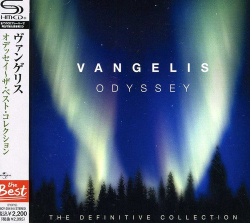 the album cover for Vangelis - Odyssey: Definitive Collection