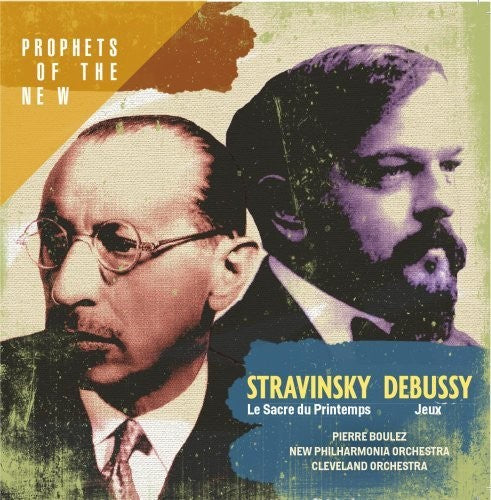 the album cover for Stravinsky / Boulez - Stravinsky: Le Sacre Du Printe