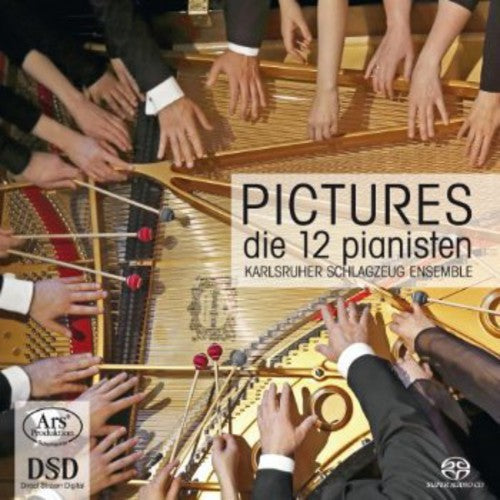 the album cover for Mussorgsky / Schnyder / Bizet / Die 12 Pianisten - 12 Pianists Pictures