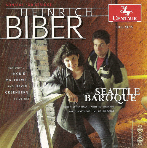 the album cover for Biber / Matthews / Greenberg / Seattle Baroque - Sonatas for Strings