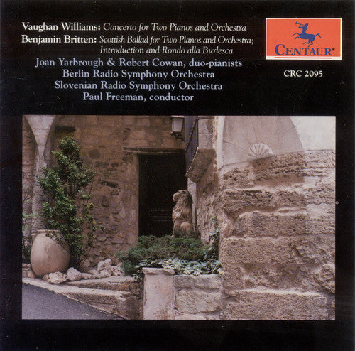 the album cover for Vaughan Williams / Joan Yarbrough / Cowan,Robert - Cto for 2 Pianos / Britten: Scottish Ballad, Intro