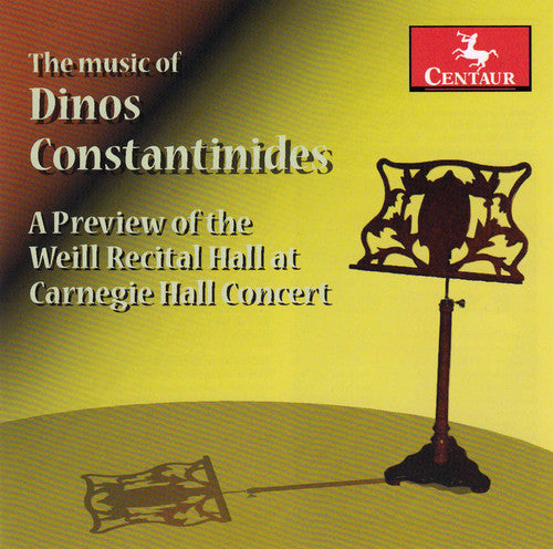 the album cover for Constantinides / Dietz / Gurt - Music of Dinos Constantinides