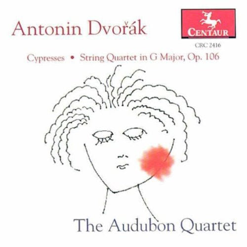 the album cover for Dvorak / Audubon Quartet - Cypresses: String Quartet in G Op 106
