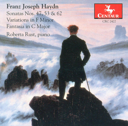 the album cover for Haydn / Rust - Piano Sonatas #47,53 & 62