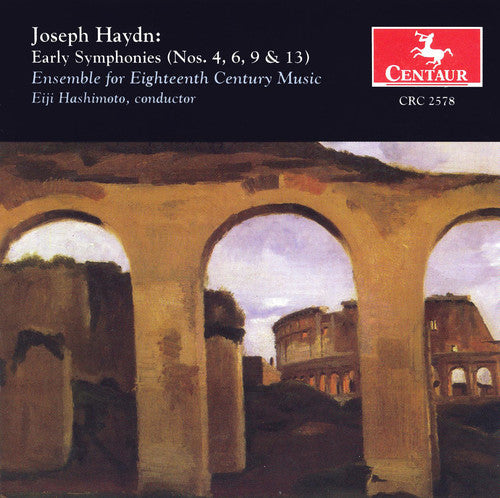 the album cover for Ensemble for Eighteenth Century Music - Early Symphonies 4 6 9 & 13