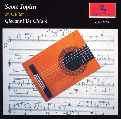the album cover for Giovanni De Chiaro - Scott Joplin on Guitar