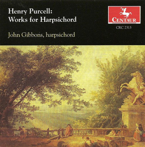 the album cover for John Gibbons - Works for Harpsichord