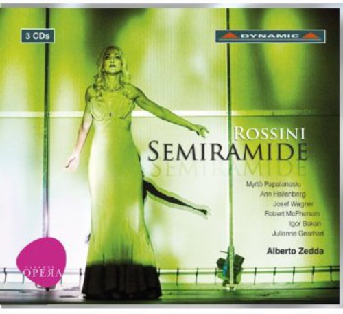 the album cover for V. BELLINI - Semiramide