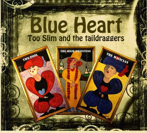 the album cover for Too Slim - Blue Heart