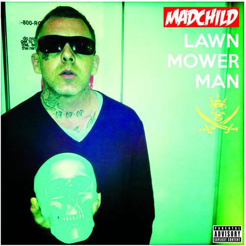 the album cover for Madchild - Lawn Mower Man