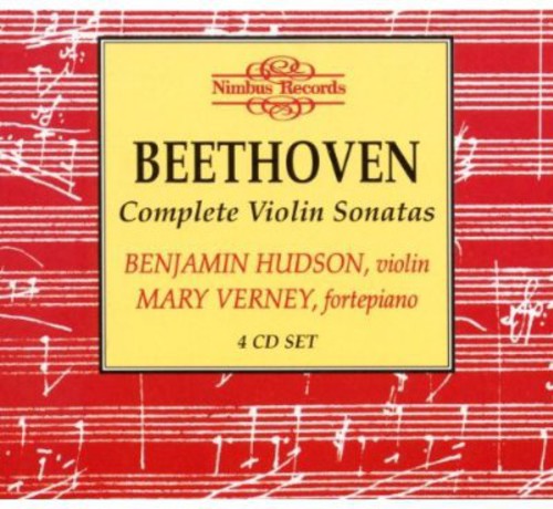 the album cover for Benjamin Hudson - Complete Sonatas for Violin & Piano