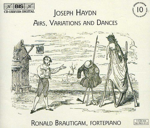 the album cover for Haydn / Brautigam - Complete Keyboard Music 10