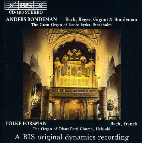 the album cover for Anders Bondeman - Preludes & Fugues