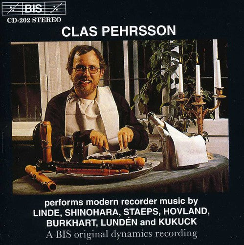 the album cover for CLAS PEHRSSON - Performs Modern Recorder Music