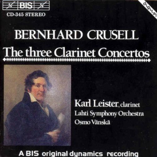 the album cover for Karl Leister - 3 Clarinet Concertos