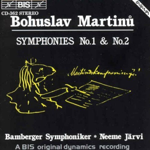 the album cover for Neeme JÃ¤rvi - Symphonies 1 & 2