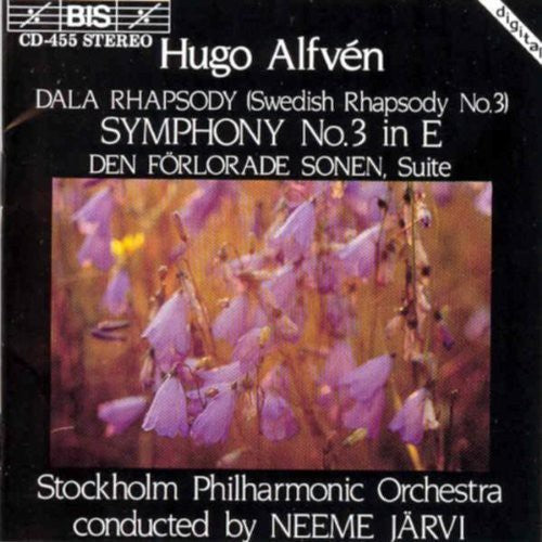 the album cover for Alfven Stockhokm Philharmonic Orch/Jarvi/Neeme - Symphony 3 in E: Dala Rhapsody