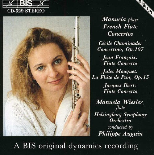 the album cover for MANUELA WIESLER - Concertino Op 107 / Flute Concerto