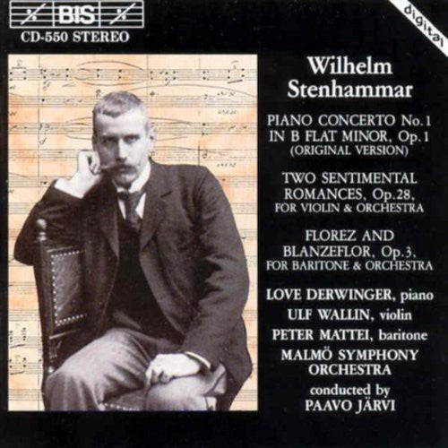 the album cover for Love Derwinger - Piano Concerto No.1 (Orig. Version)