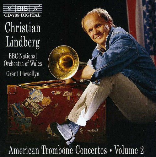 the album cover for CHRISTIAN LINDBERG - American Trombone Concertos 2 / Various