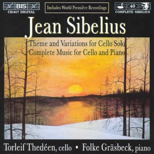 the album cover for TORLEIF THEDEEN - Works For Cello & Piano (complete)