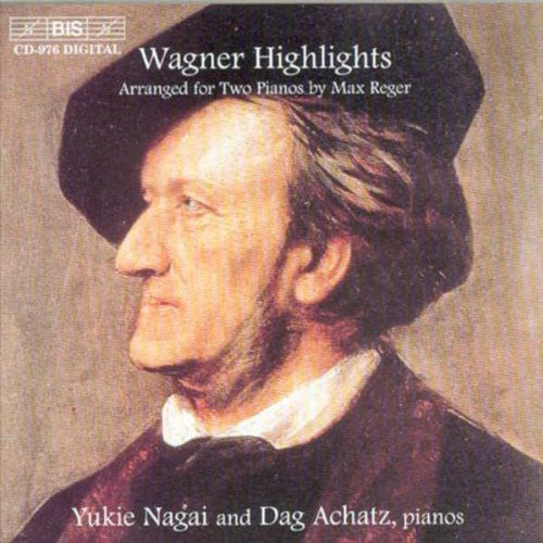 the album cover for Dag Achatz - Arr Reger Highlights on Two Pianos