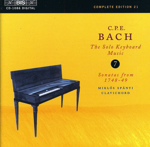 the album cover for Miklos Spanyi - Solo Keyboard Music 7
