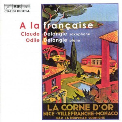 the album cover for Odile Delangle - A la Francaise