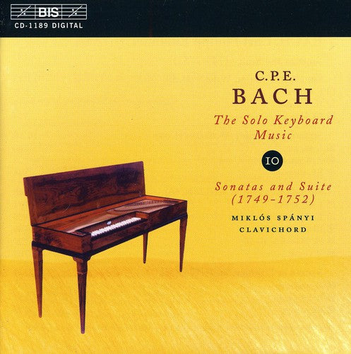the album cover for Miklos Spanyi - Solo Keyboard Music 10