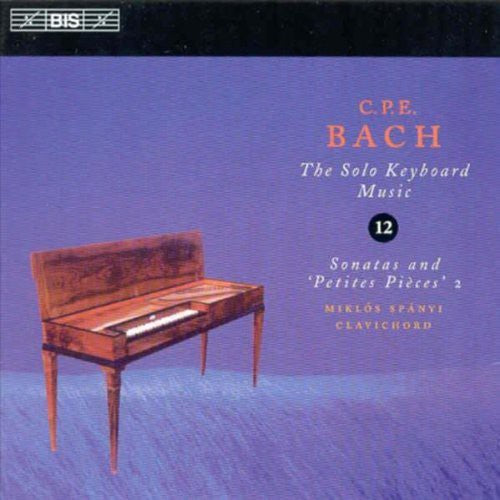 the album cover for Miklos Spanyi - Complete Solo Keyboard Music 12