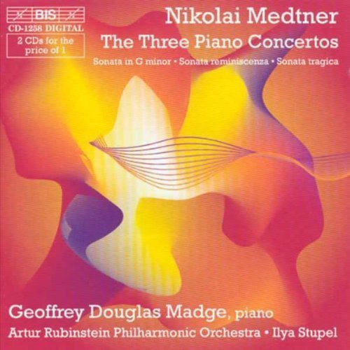 the album cover for Geoffrey Douglas Madge - Piano Concertos / Sonatas