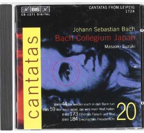 the album cover for Yukari Nonoshita - Cantatas 20