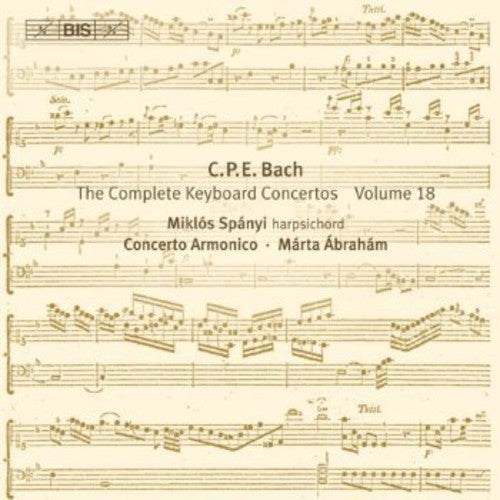 the album cover for Miklos Spanyi - Keyboard Concertos 18
