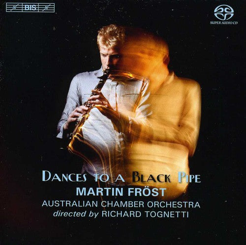the album cover for Martin Frost - Martin Frost: Dances to a Black Pipe