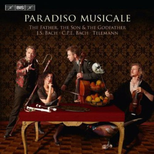 the album cover for Paradiso Musicale - Father the Son & the Godfather: 2X Bach & Telemann