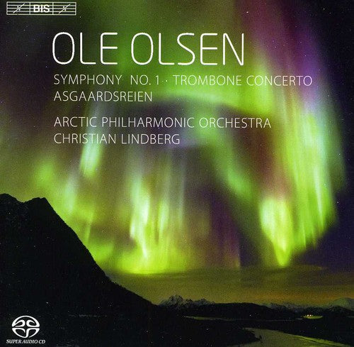 the album cover for CHRISTIAN LINDBERG - Orchestral Works
