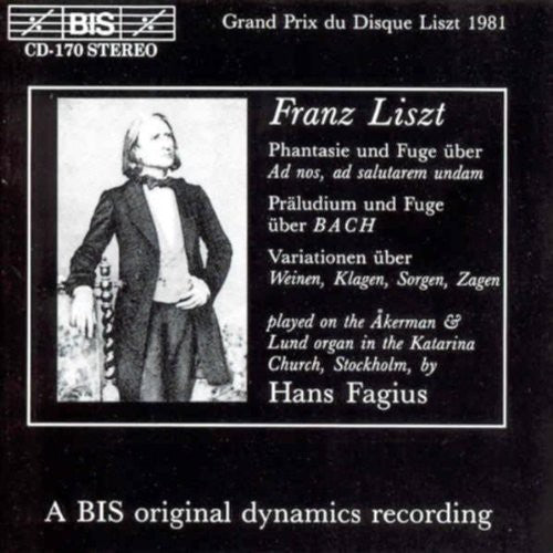 the album cover for HANS FAGIUS - Organ Works