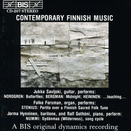the album cover for Jukka Savijoki - Contemporary Finnish Music
