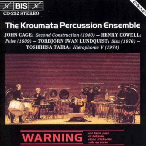 the album cover for Kroumata Percussion Ensemble - 2nd Constr for 4 Players