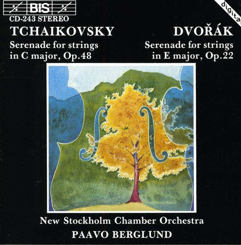 the album cover for Paavo Berglund - Serenade for Strings