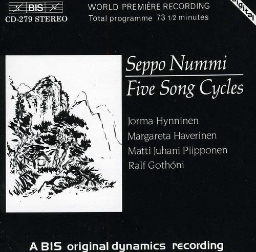the album cover for Matti Juhani Piiponen - 5 Song Cycles