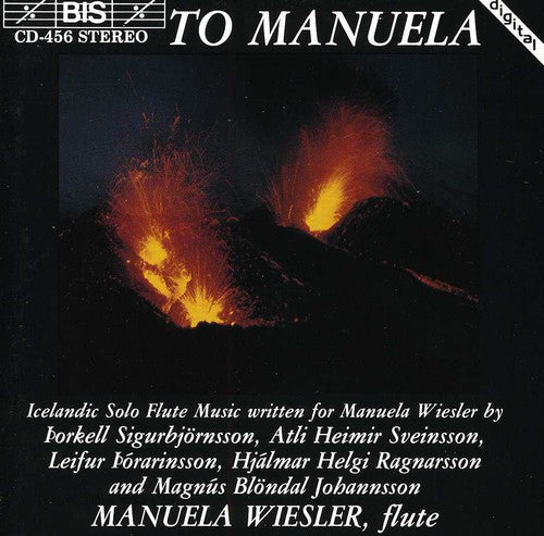 the album cover for MANUELA WIESLER - Works for Solo Flute
