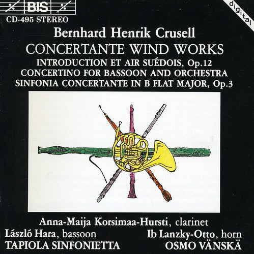 the album cover for Anna-Maija Korsimaa-Hursti - Introduction & Swedish Air for Clarinet & Orch
