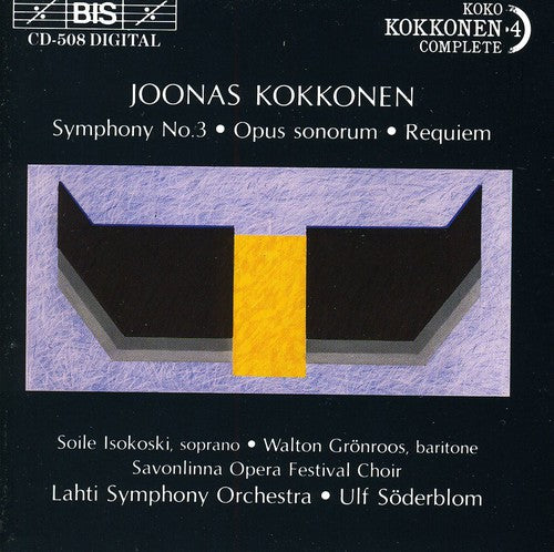the album cover for Ulf Soderblom - Symphony 3 / Opus Sonorum / Requiem